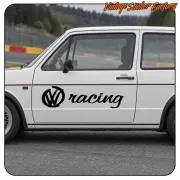 VW Racing sticker model 3 | Vinyl decal for Volkswagen car