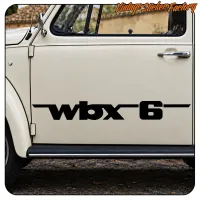 Pegatina WBX6 | Vinilo para VW T3 y wasserboxer 6 cilindros