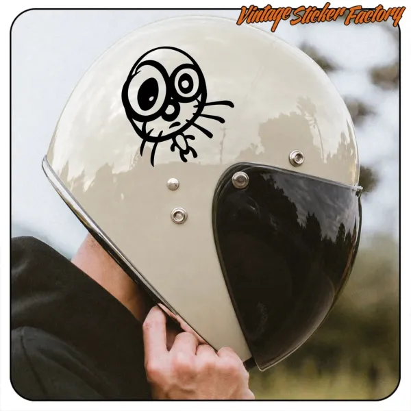 JDM PUNCHED OUT DRIFT KITTY STICKER. BUY VINYL STICKERS.