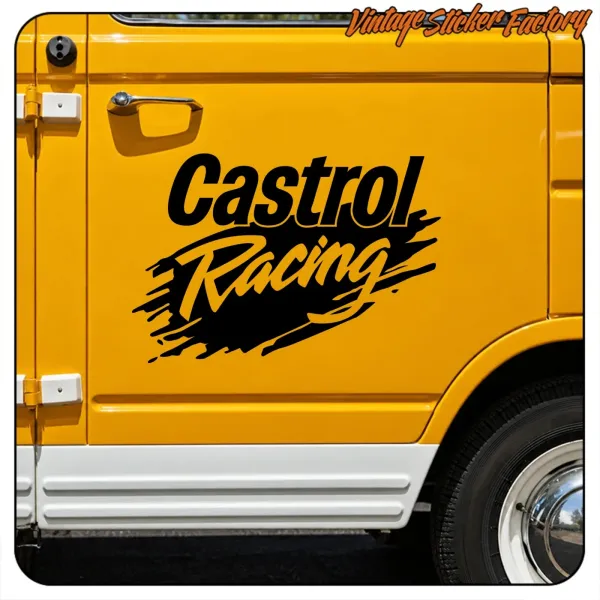 AUTOCOLLANT CASTROL RACING. ACHETEZ DES AUTOCOLLANTS EN VINYLE.