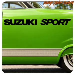 AUTOCOLLANT SUZUKI SPORT. ACHETEZ DES AUTOCOLLANTS EN VINYLE.