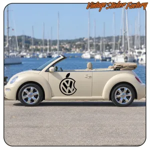 Pegatina Volkswagen Apple | Vinilo para coche VW