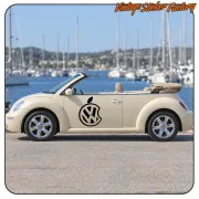 VW Apple Aufkleber aus Vinyl fürs Auto