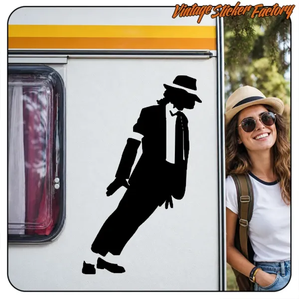 MICHAEL JACKSON 2 AUFKLEBER. KAUFEN SIE VINYLAUFKLEBER.