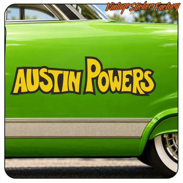 AUSTIN POWERS AUFKLEBER. KAUFEN SIE VINYLAUFKLEBER.