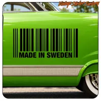 MADE IN SWEDEN AUFKLEBER. KAUFEN SIE VINYLAUFKLEBER.