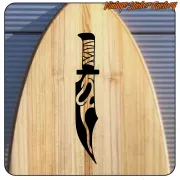 THE MASK KNIFE Sticker – Mask and Knife Design