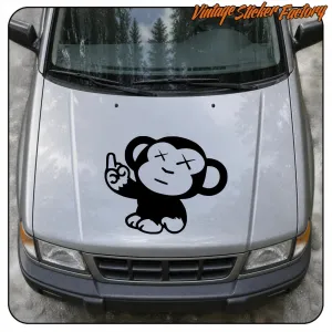 AUTOCOLLANT JDM MONKEY. ACHETEZ DES AUTOCOLLANTS EN VINYLE.