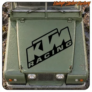 KTM RACING MONOCOLOR' STICKERS.