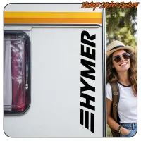 HYMER LOGO' STICKERS.