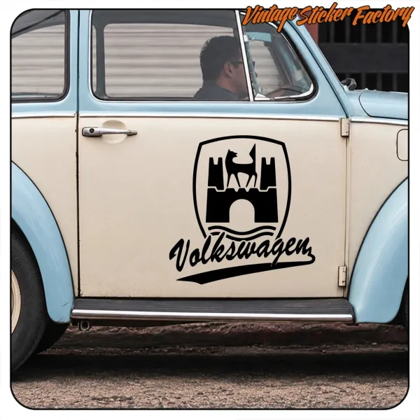 Volkswagen Wolfsburg Aufkleber kaufen | Vinyl für VW Auto