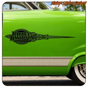 AUTOCOLLANT HARLEY DAVIDSON LEFT. ACHETEZ DES AUTOCOLLANTS EN VINYLE.