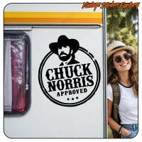 Pegatina CHUCK NORRIS APPROVED. Comprar pegatinas.
