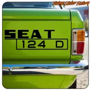 AUTOCOLLANT SEAT 124. ACHETEZ DES AUTOCOLLANTS EN VINYLE.