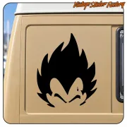 AUTOCOLLANT VEGETA 2. ACHETEZ DES AUTOCOLLANTS EN VINYLE.