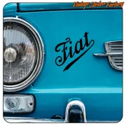 AUTOCOLLANT FIAT VINTAGE LOGO. ACHETEZ DES AUTOCOLLANTS EN VINYLE.