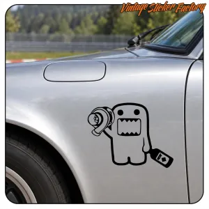 AUTOCOLLANT DOMO-KUN TURBO. ACHETEZ DES AUTOCOLLANTS EN VINYLE.