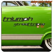 TRIUMPH STREETTRIPLE' STICKERS.