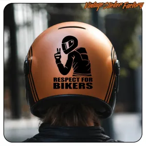 Respect for Bikers Sticker | Vintage Sticker Factory