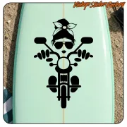 AUTOCOLLANT PIN UP BIKE. ACHETEZ DES AUTOCOLLANTS EN VINYLE.