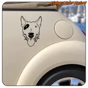 Pegatina BULL TERRIER. Comprar pegatinas.