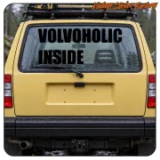 AUTOCOLLANT VOLVOHOLIC INSIDE. ACHETEZ DES AUTOCOLLANTS EN VINYLE.