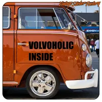 AUTOCOLLANT VOLVOHOLIC INSIDE. ACHETEZ DES AUTOCOLLANTS EN VINYLE.