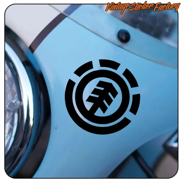 AUTOCOLLANT ELEMENT LOGO. ACHETEZ DES AUTOCOLLANTS EN VINYLE.