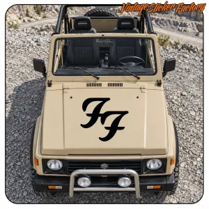 FOO FIGHTERS 2' STICKERS.