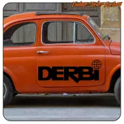 DERBI AUFKLEBER. KAUFEN SIE VINYLAUFKLEBER.