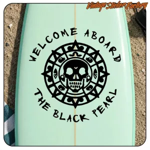 WELCOME ABOARD - THE BLACK PEARL' STICKERS.
