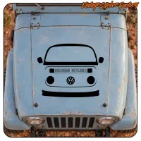 T2 FRONT AUFKLEBER. KAUFEN SIE VINYLAUFKLEBER.