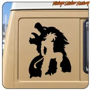 AUTOCOLLANT GOKU - guerrero. ACHETEZ DES AUTOCOLLANTS EN VINYLE.