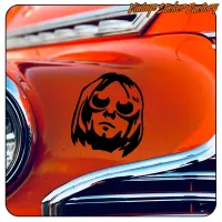 KURT COBAIN AUFKLEBER. KAUFEN SIE VINYLAUFKLEBER.