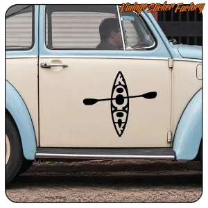 KAYAK 8 AUFKLEBER. KAUFEN SIE VINYLAUFKLEBER.