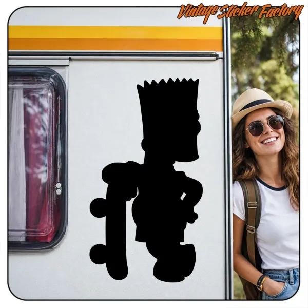 AUTOCOLLANT BART SIMPSON. ACHETEZ DES AUTOCOLLANTS EN VINYLE.