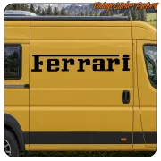 FERRARI AUFKLEBER. KAUFEN SIE VINYLAUFKLEBER.