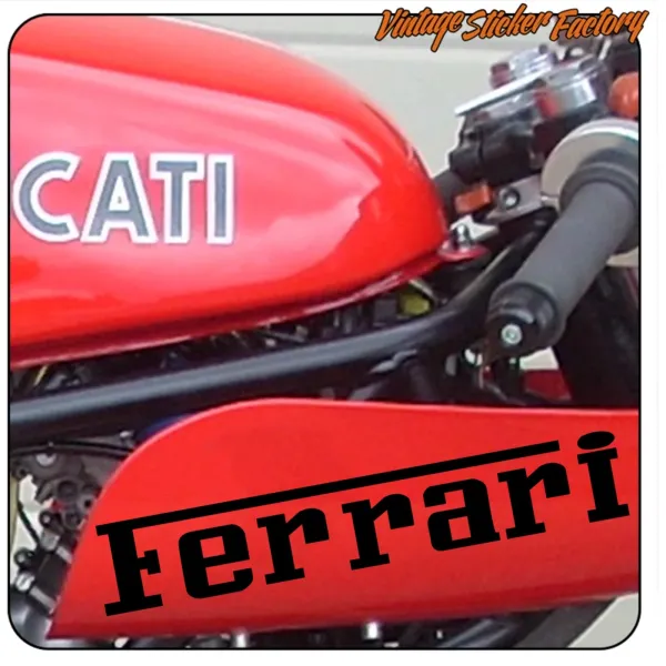 AUTOCOLLANT FERRARI. ACHETEZ DES AUTOCOLLANTS EN VINYLE.