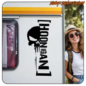 HOONIGAN PUNISHER' STICKERS.