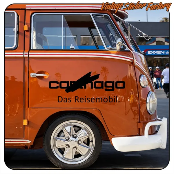 CARTHAGO DAS REISEMOBIL AUFKLEBER. KAUFEN SIE VINYLAUFKLEBER.