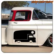 AUTOCOLLANT VW T2 WOHNMOBIL. ACHETEZ DES AUTOCOLLANTS EN VINYLE.