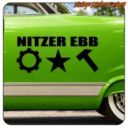 NITZER EBB AUFKLEBER. KAUFEN SIE VINYLAUFKLEBER.