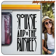 SIOUXIE AND THE BANSHEES AUFKLEBER. KAUFEN SIE VINYLAUFKLEBER.