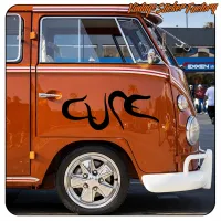 AUTOCOLLANT CURE LOGO. ACHETEZ DES AUTOCOLLANTS EN VINYLE.
