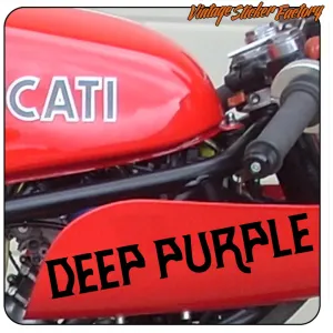 AUTOCOLLANT DEEP PURPLE. ACHETEZ DES AUTOCOLLANTS EN VINYLE.