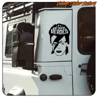 Bowie We Can Be Heroes Aufkleber | Plotterfolie
