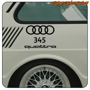 Pegatina AUDI 345 QUATTRO