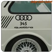 Pegatina AUDI 345 QUATTRO