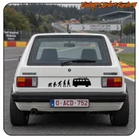 VOLKSWAGEN T1 SURF -1 EVOLUTION AUFKLEBER. KAUFEN SIE VINYLAUFKLEBER.