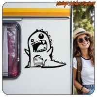FIERCE DINOSAUR STICKER. BUY VINYL STICKERS.